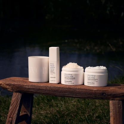 This Works Deep Sleep Heavenly Candle, 220 G - Luxury Candle Enriched with Essential Oils of Lavender, Camomile and Vetivert - Hand Poured Scented Candle with a 40Hr Burn Time for a Calming Experience