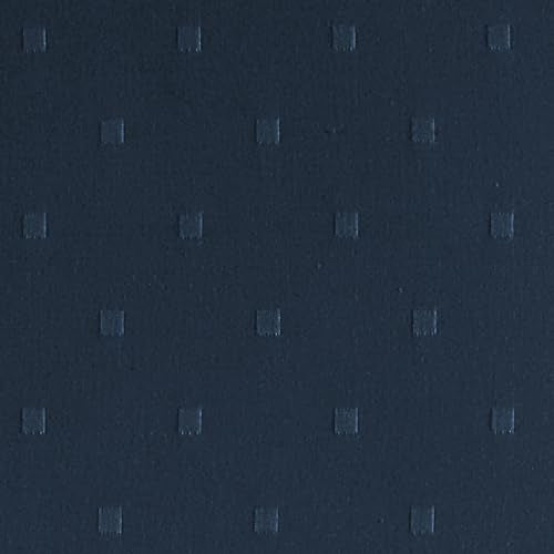 36: Swiss Dot - Estate Blue Color Egyptian Cotton Sateen Queen Sheet Set – 4-Piece