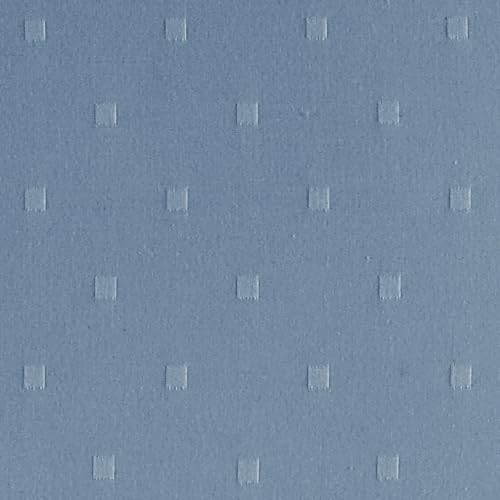 14: Swiss Dot - French Blue Color Egyptian Cotton Sateen Queen Sheet Set – 4-Piece