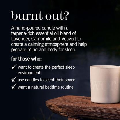 This Works Deep Sleep Heavenly Candle, 220 G - Luxury Candle Enriched with Essential Oils of Lavender, Camomile and Vetivert - Hand Poured Scented Candle with a 40Hr Burn Time for a Calming Experience