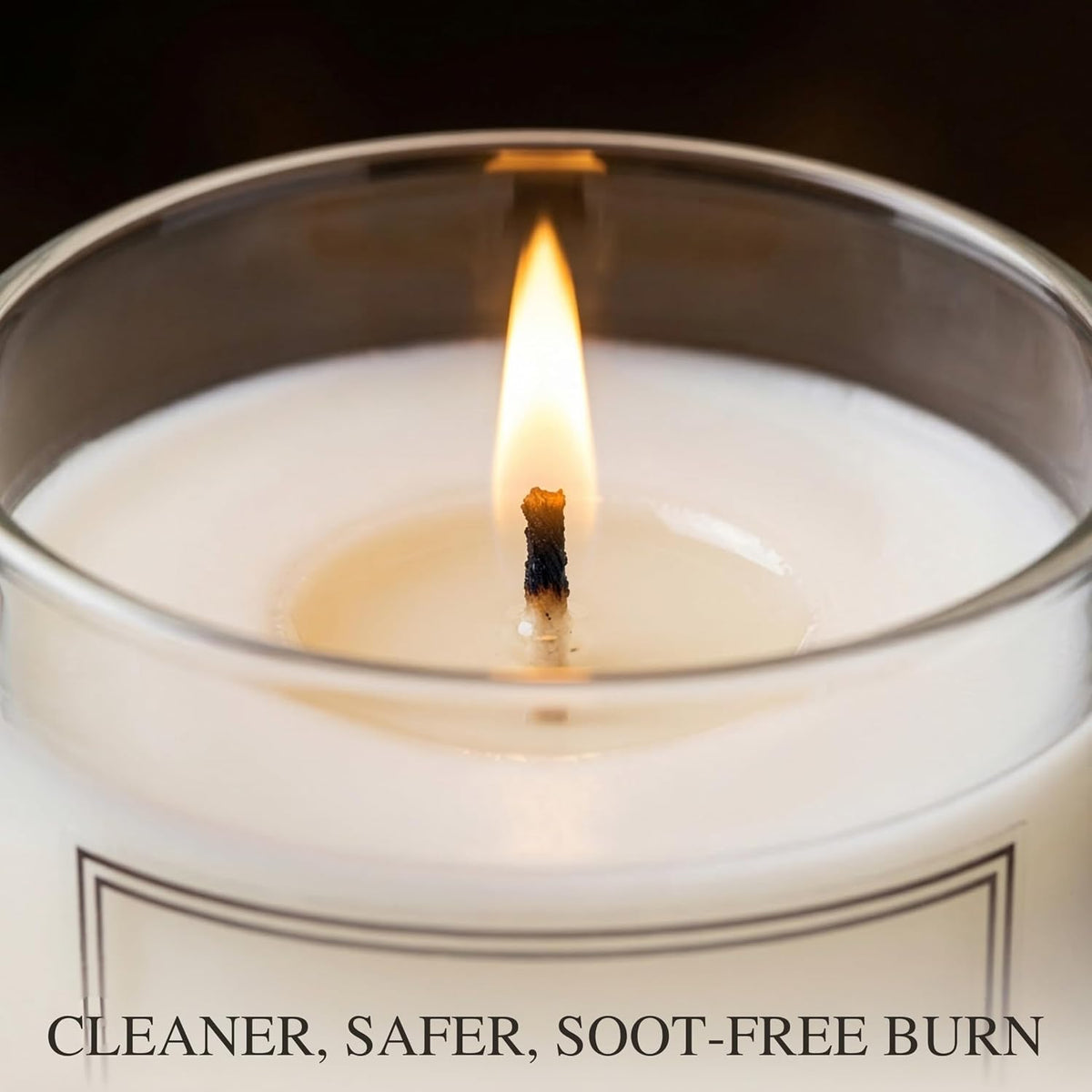 Fresh Linen Scented Soy Wax Candle -