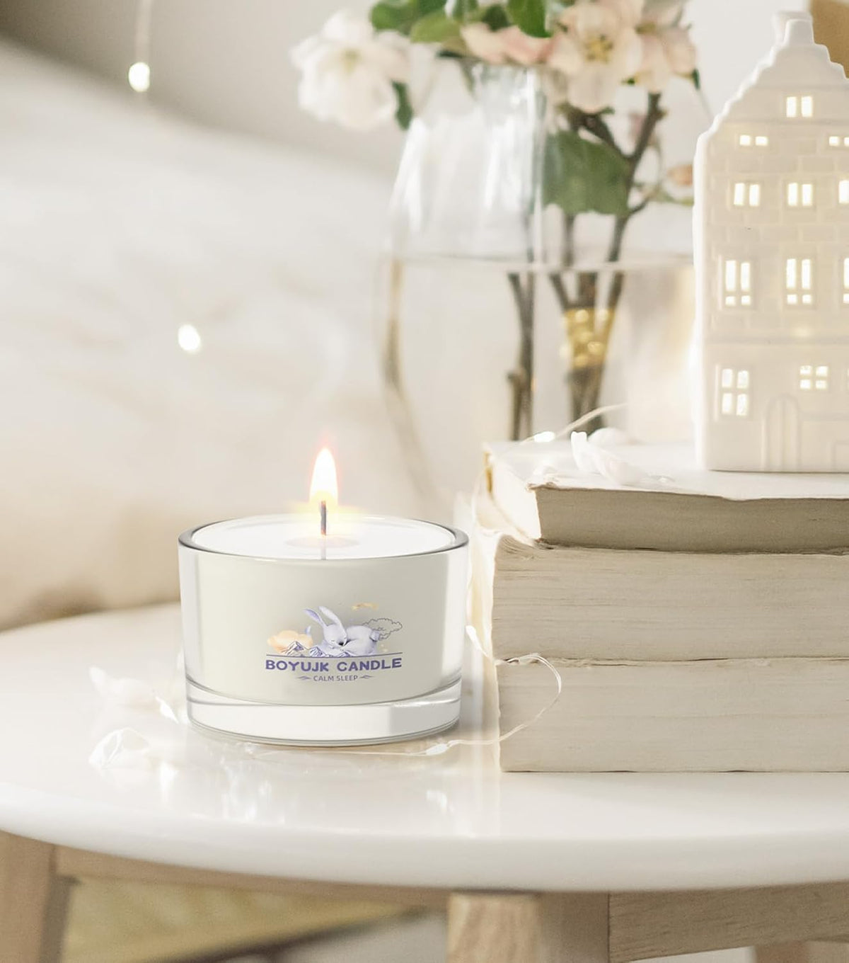 Sleep Candles Gifts for Women | Lavender Scented Candles Gift Set for Anxiety | Lavender Promotes Sleep | Chamomile Relieves Stress | Relaxation Gifts for Women (Calm Sleep Collection)