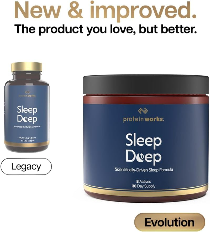Protein Works | Sleep Deep, Improves Sleep Quality, 60 Capsules