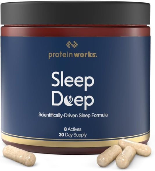 Protein Works | Sleep Deep, Improves Sleep Quality, 60 Capsules