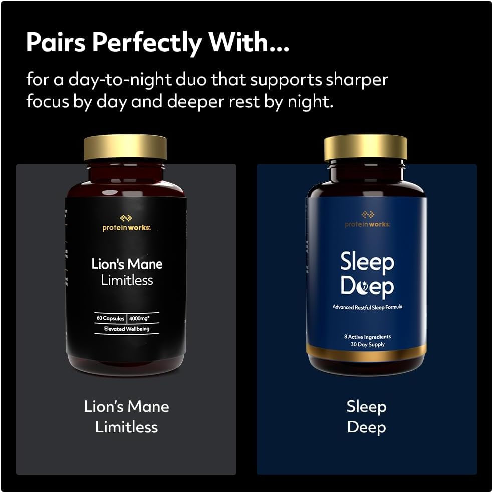 Protein Works | Sleep Deep, Improves Sleep Quality, 60 Capsules