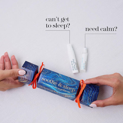 Soothe & Sleep Gift Set - Stress Check Mood Manager & Deep Sleep Pillow Spray, 2 X 5 Ml, Self Care and Sleep Gifts for Women
