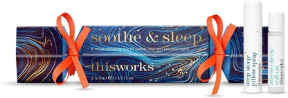 Soothe & Sleep Gift Set - Stress Check Mood Manager & Deep Sleep Pillow Spray, 2 X 5 Ml, Self Care and Sleep Gifts for Women