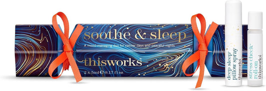 Soothe & Sleep Gift Set - Stress Check Mood Manager & Deep Sleep Pillow Spray, 2 X 5 Ml, Self Care and Sleep Gifts for Women
