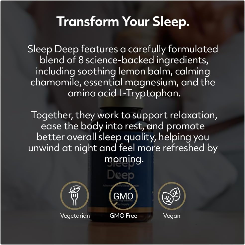 Protein Works | Sleep Deep, Improves Sleep Quality, 60 Capsules